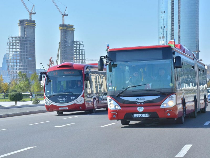 “3 müntəzəm marşrut xətti üzrə avtobusların hərəkət sxemi dəyişdirilib