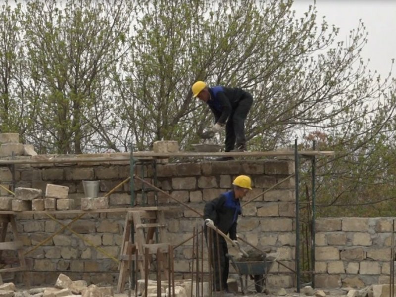 Naxçıvanda Polis Şöbəsi üçün yeni bina tikilir - FOTOLAR