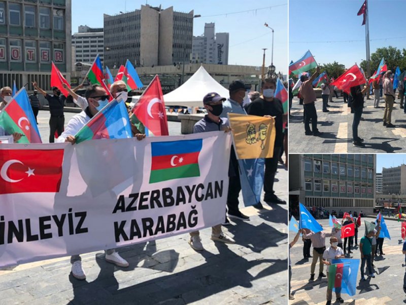 “Ankara şəhərində Azərbaycana növbəti dəstək aksiyası keçirilib