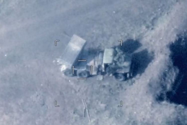 “Ermənistan ordusuna məxsus 2 ədəd BM-21 “Qrad”ı və D-20 artilleriya qurğuları məhv edilib