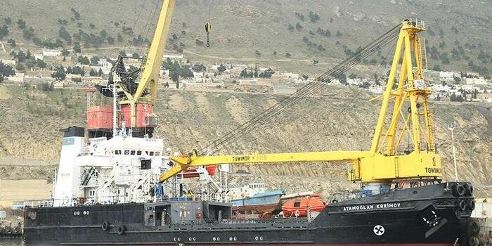 “Xəzər Dəniz Neft Donanmasının kran gəmisi istismara qaytarılıb
