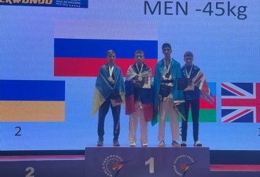 Gənc taekvondoçumuz Avropa birinciliyində bürünc medal qazanıb