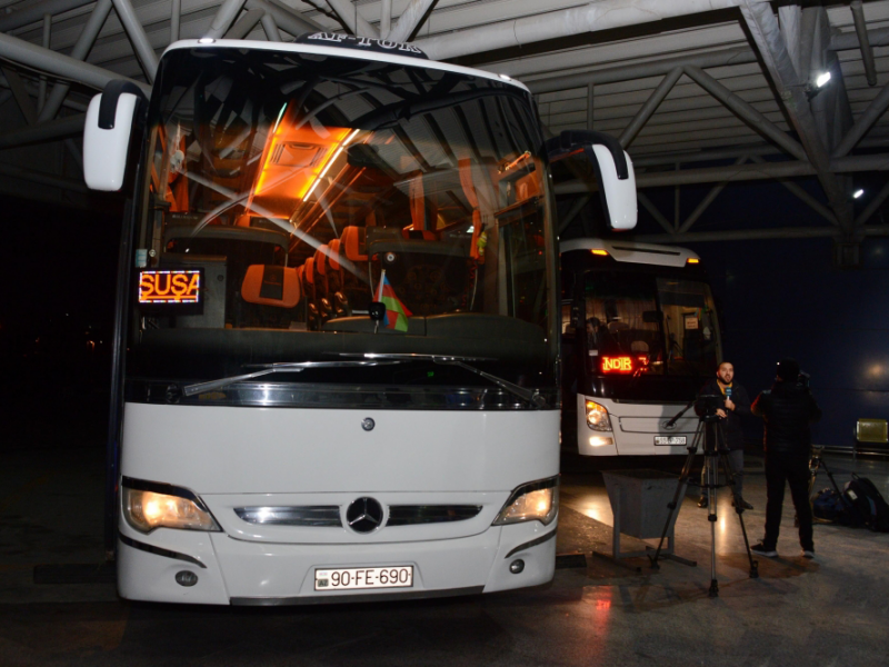 “Bakı-Şuşa-Bakı ilk avtobus reysi yola düşüb