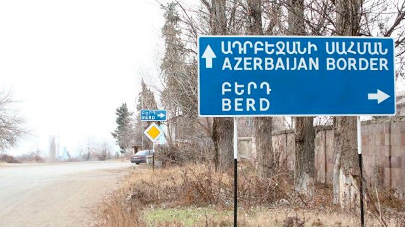 Tavuşun Berd şəhəri Azərbaycan SQ-nin nəzarəti altındadır Ermənistan MN