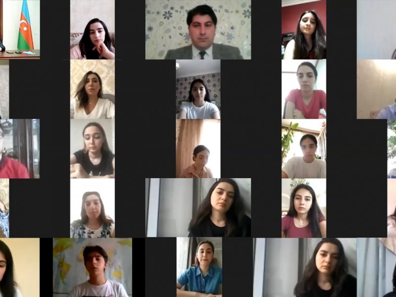 Azərbaycan Diaspor Könüllüləri ilə videokonfrans keçirilib