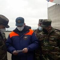 Xankəndinə göndərilən humanitar yük Gəncə aeroportuna çatdırıldı