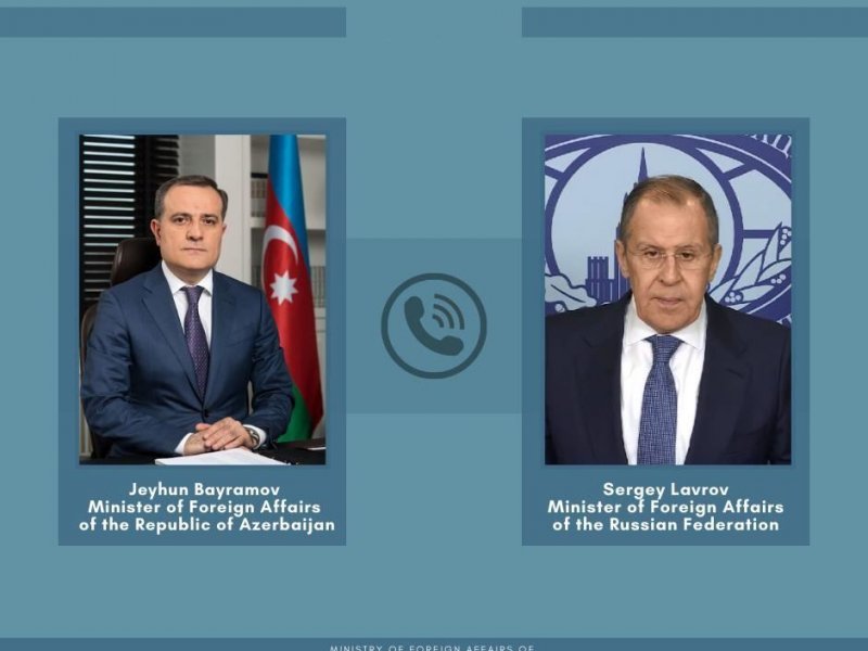 “Ceyhun Bayramov və Sergey Lavrov arasında telefon danışığı olub