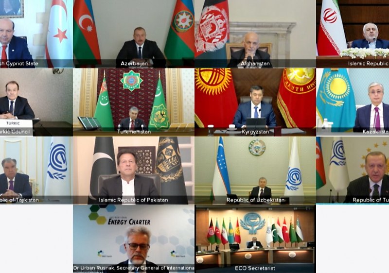 Prezident İlham Əliyev İƏT-in onlayn Zirvə toplantısında çıxış edib