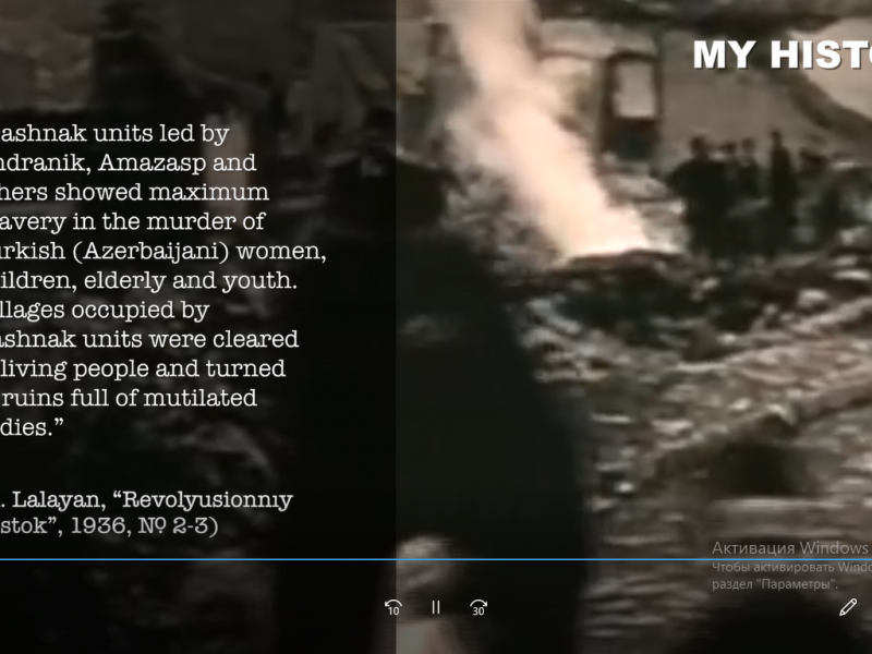 Kanadada qondarma erməni soyqırımı haqqında videomaterial hazırlanıb