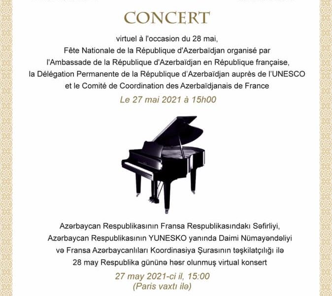 “Parisdə Respublika Gününə həsr edilmiş virtual konsert təşkil edilib   