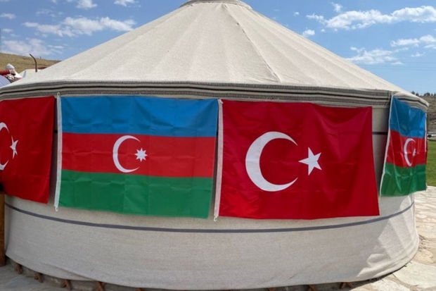 Türkiyədə Azərbaycan mədəniyyət çadırının açılışı olub - FOTO