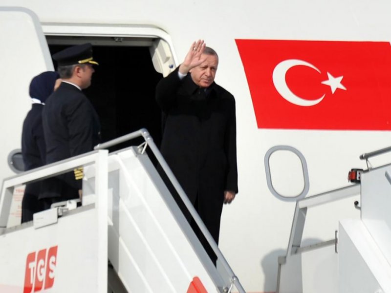 Türkiyə Prezidenti Rusiyaya yola düşüb