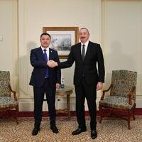 Prezident İlham Əliyev İstanbulda Qırğızıstan Prezidenti Sadır Japarovla görüşüb FOTO