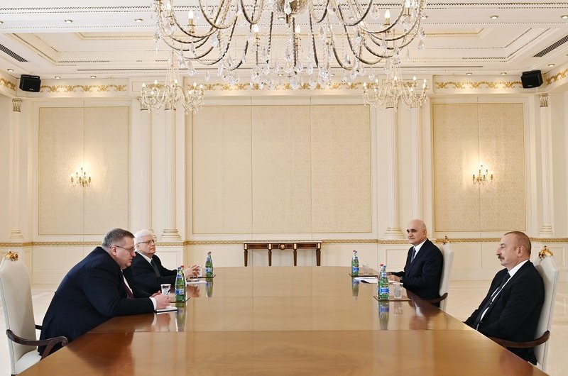 “Prezident İlham Əliyev Rusiya Baş nazirinin müavinini qəbul edib