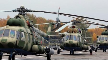 Belarusdan Kiyevə 20-dək helikopter uçub