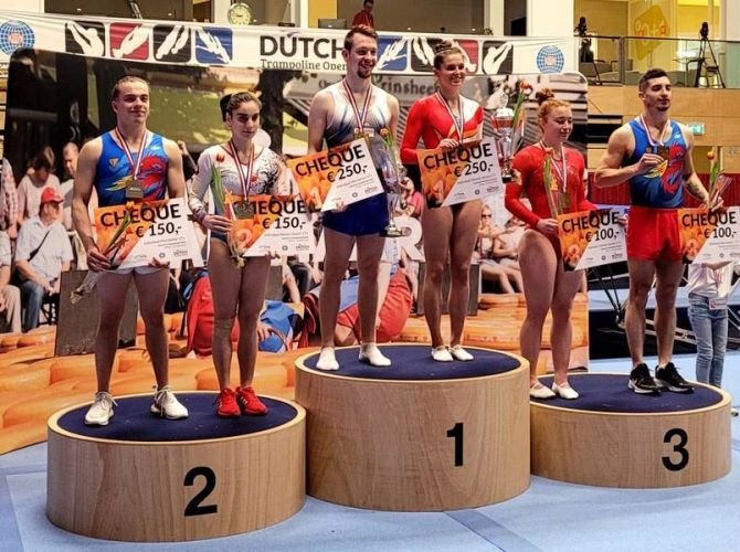 Azərbaycan batutçuları Niderlandda 3 medal qazanıblar