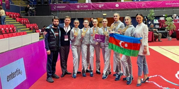 Azərbaycanın qrup hərəkətləri komandası “Irina Deleanu Cup” beynəlxalq turnirində 3 qızıl medal qazanıb