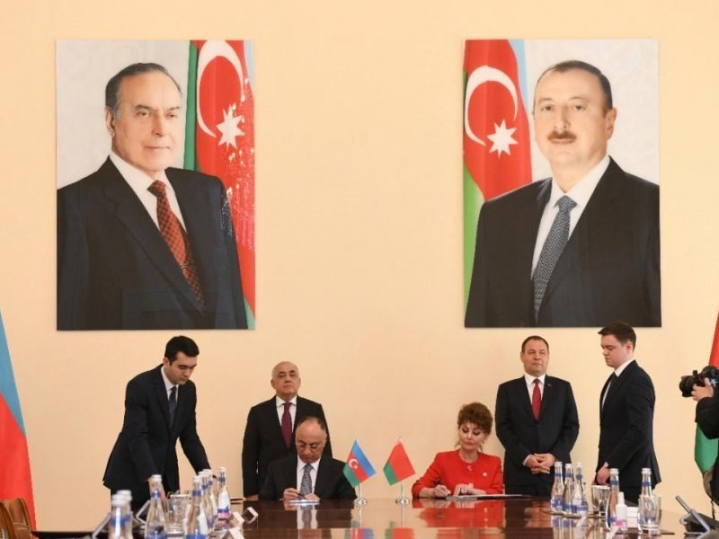 Bakıda Azərbaycan-Belarus sənədləri imzalanıb