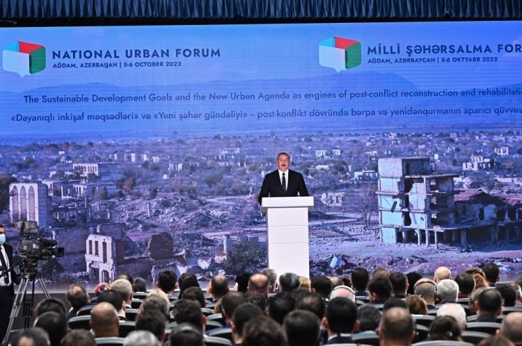 “Azərbaycan Prezidenti: İnsanlarımızın çəkdiyi zülmlərə baxmayaraq, biz Ermənistana sülh təklif etdik
