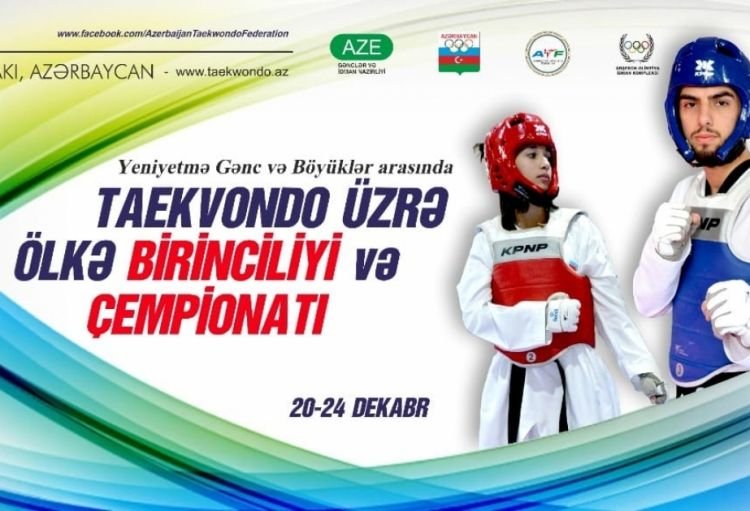 Taekvondo üzrə Azərbaycan birinciliyi və çempionatı keçiriləcək