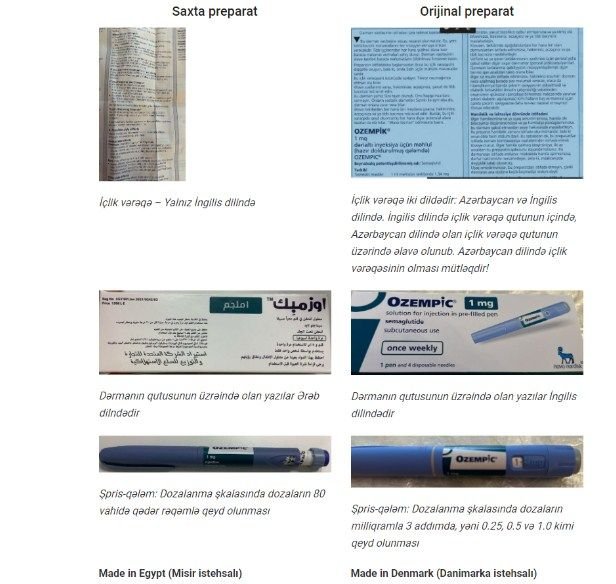 Səhiyyə Nazirliyi saxta insulin dərmanı ilə bağlı əhaliyə müraciət edib