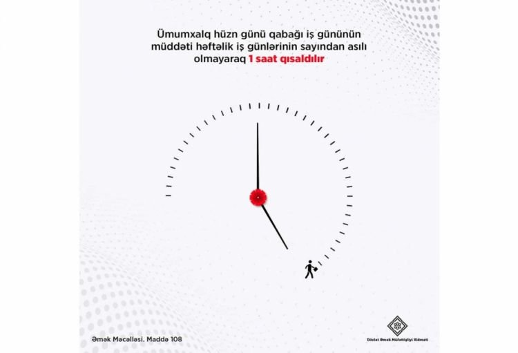 “Bu gün Azərbaycanda iş vaxtı 1 saat qısaldılıb