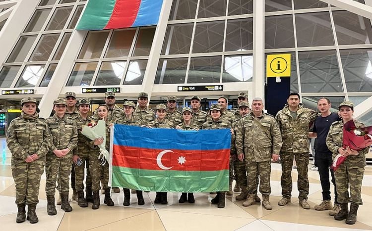 Zəlzələdən sonra Türkiyəyə göndərilən Azərbaycanın hərbi həkimləri Vətənə qayıdıb