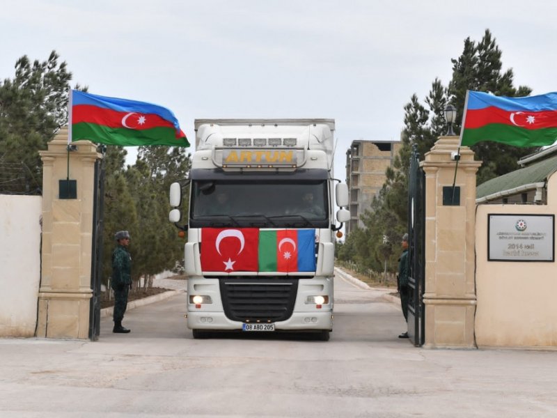 Dövlət Sərhəd Xidməti Türkiyədə baş vermiş zəlzələdən zərərçəkənlərə yardım göndərib