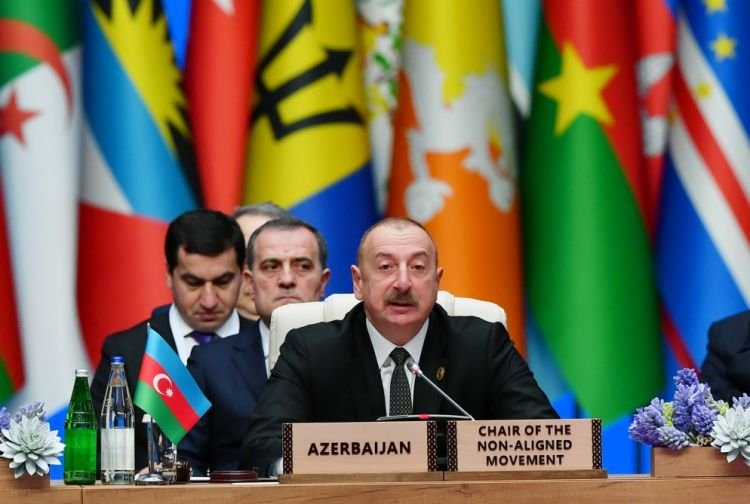 Azərbaycan Prezidenti: Təəssüf ki, bu gün biz neokolonializm meylinin artdığını müşahidə edirik