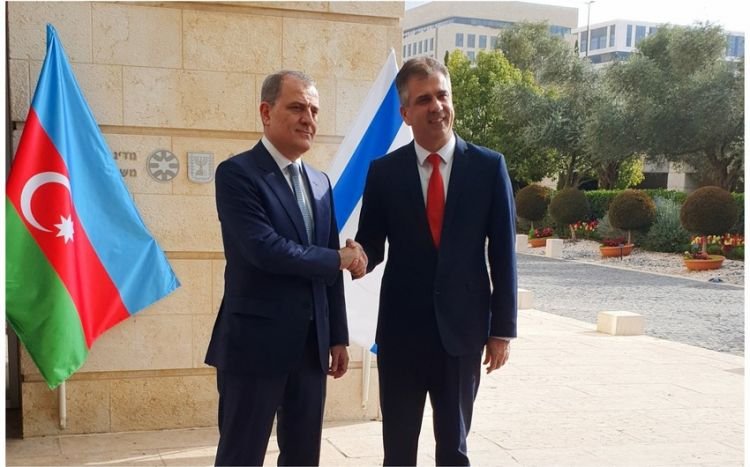 Ceyhun Bayramovun israilli həmkarı ilə görüşü başlayıb