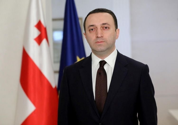 Gürcüstanın Baş naziri İrakli Qaribaşvili Azərbaycana işgüzar səfərə gəlib