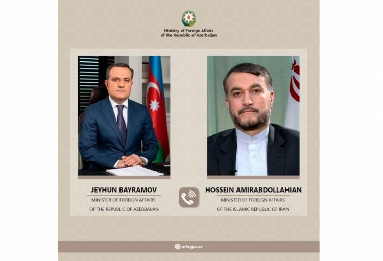 Azərbaycan və İranın XİN başçıları ikitərəfli münasibətlərdə mövcud vəziyyəti müzakirə ediblər