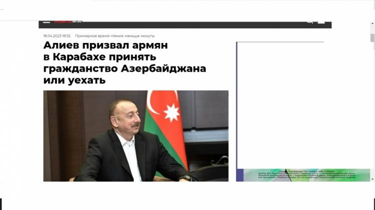 Rusiya mətbuatı Prezident İlham Əliyevin Azərbaycan Televiziyasına müsahibəsini geniş işıqlandırıb