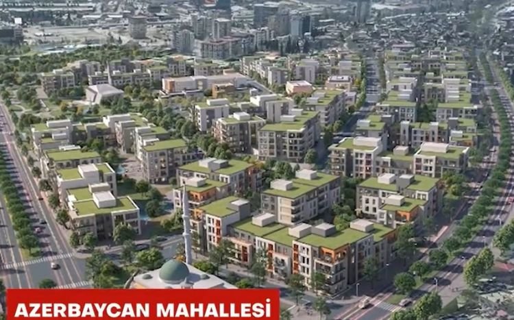 Kahramanmaraşdakı Azərbaycan məhəlləsinin görüntüləri yayılıb