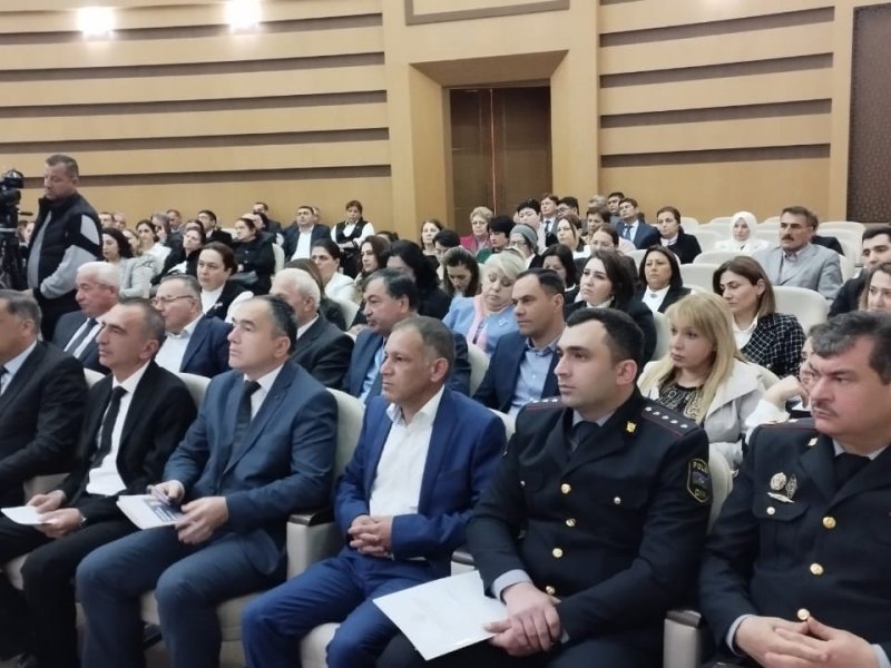 Zaqatalada "HEYDƏR ƏLİYEV VƏ ŞANLI ZƏFƏR TARİXİMİZ" Mövzusunda Konfrans keçirilib.