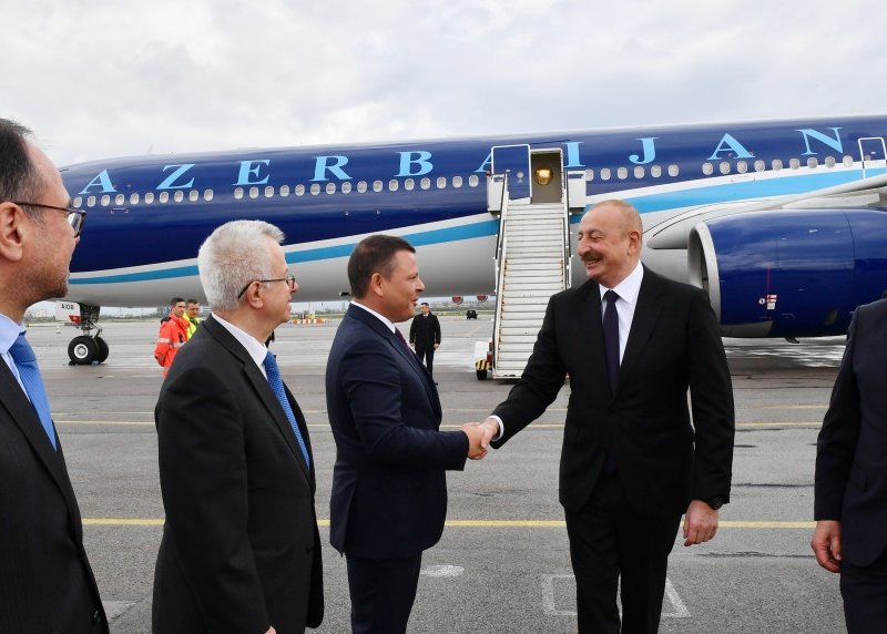 Azərbaycan Prezidenti İlham Əliyev Bolqarıstana işgüzar səfərə gedib