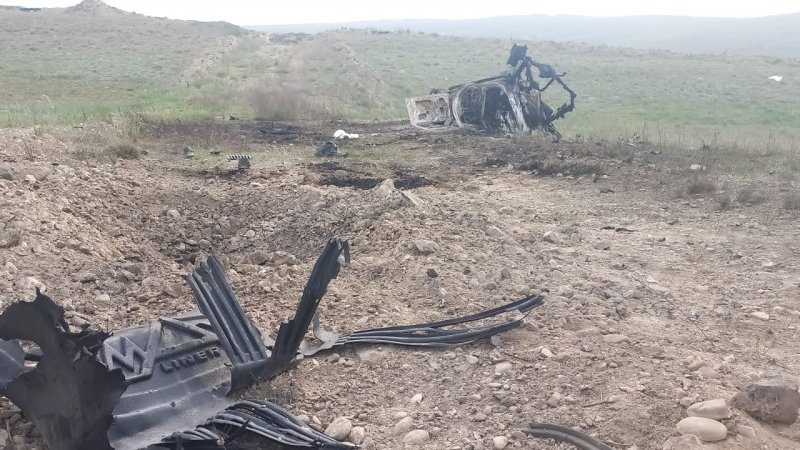 Tərtərdə üç nəfərin həlak olduğu minanın partladığı ərazidən görüntülər