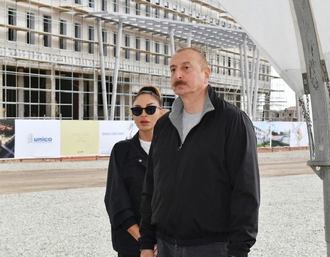 Azərbaycan Prezidenti İlham Əliyev və birinci xanım Mehriban Əliyeva Xocavənd rayonuna səfər ediblər