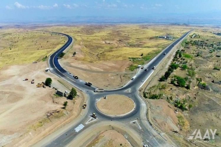 Şükürbəyli-Cəbrayıl-Hadrut avtomobil yolunun 8,2 kilometrlik hissəsinin açılışı olub