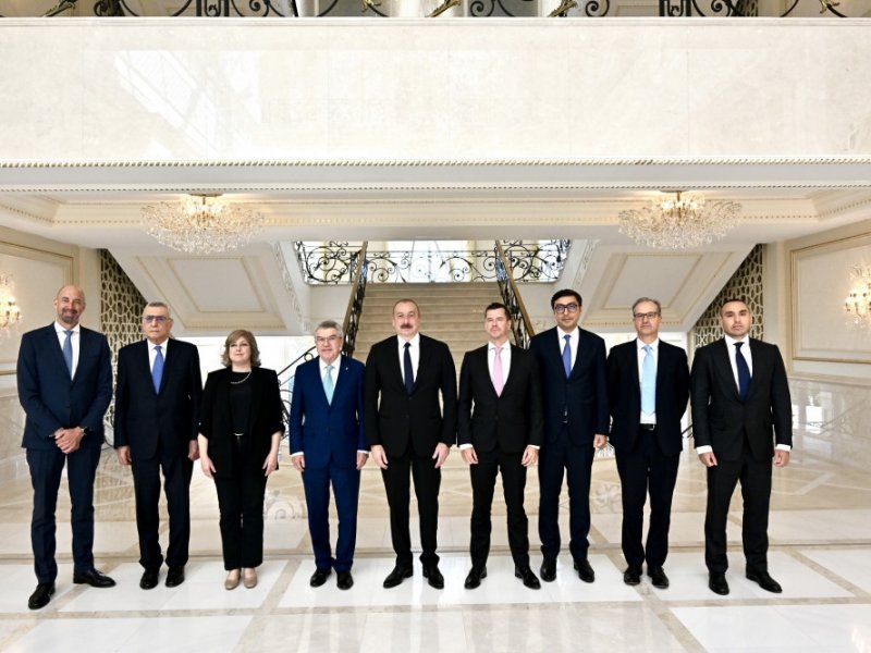 Prezident İlham Əliyev Beynəlxalq Olimpiya Komitəsinin Prezidentini qəbul edib
