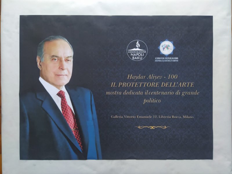 Milanda Heydər Əliyevin 100 illiyi münasibətilə “Sənətin hamisi” adlı sərgi təşkil edilib