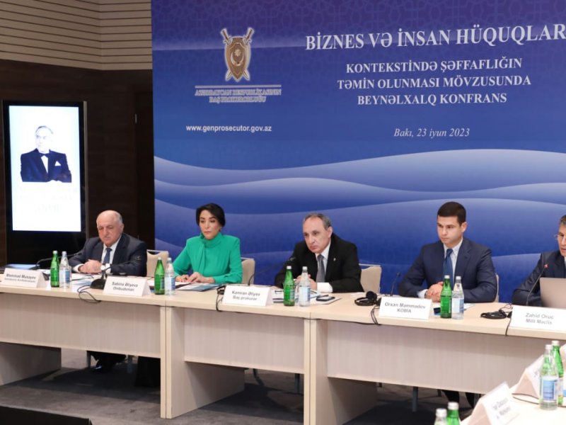 Ombudsman Aparatı və Baş Prokurorluq tərəfindən  beynəlxalq konfrans təşkil olunub