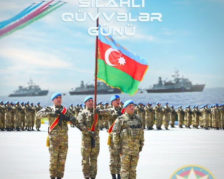 Prezident Silahlı Qüvvələr Günü münasibətilə paylaşım edib