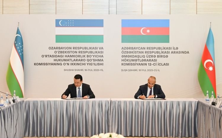 Azərbaycan-Özbəkistan İnvestisiya Şirkətinin yaradılmasına dair sənəd imzalanıb