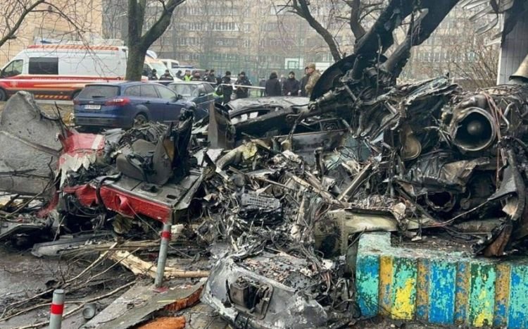 “Ukraynalı nazirin ölümü ilə nəticələnən helikopter qəzasının təxribat olmadığı açıqlanıb