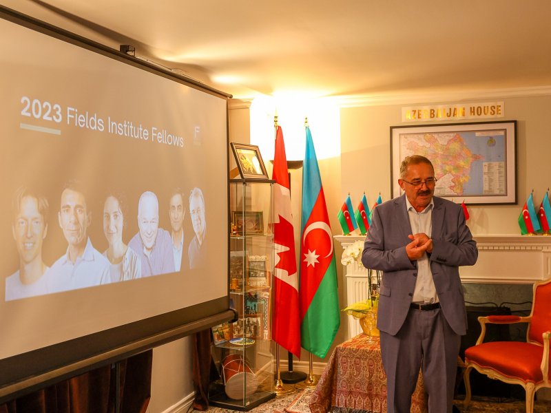 Torontodakı Azərbaycan Evində dünya şöhrətli alim Məsud Əfəndiyevlə görüş keçirilib