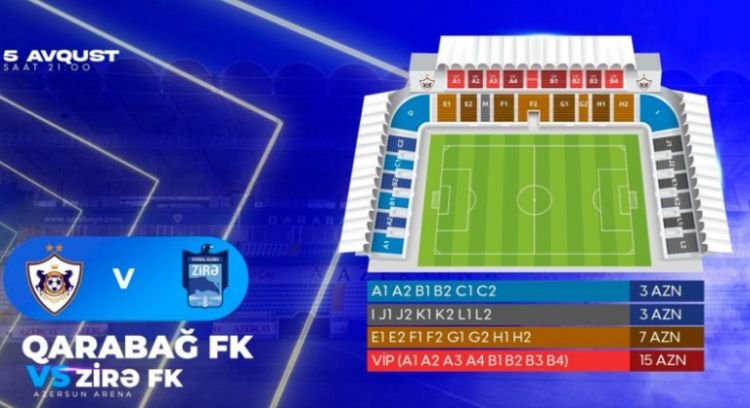 ““Qarabağ”ın oyununun biletləri bu gün satışa çıxarılacaq