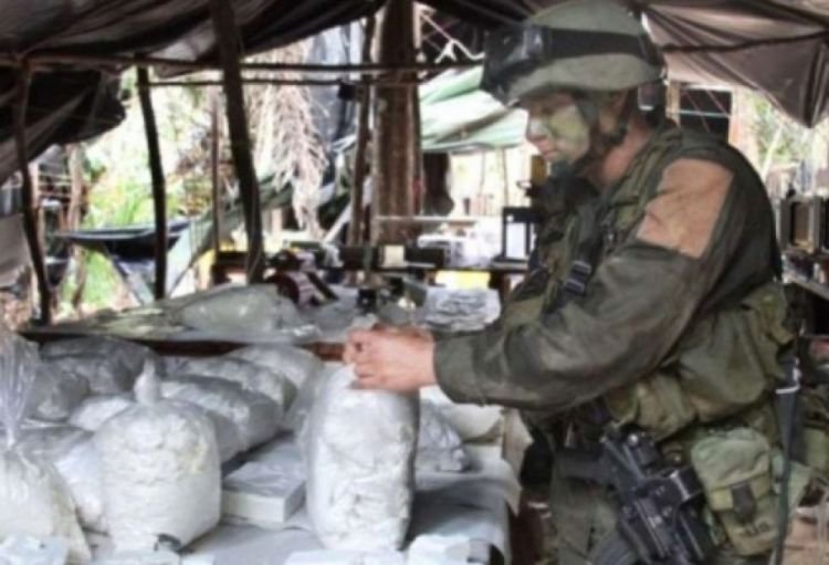 Kolumbiyada bir il ərzində 1100 ton kokain müsadirə edilib