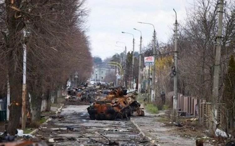 Ukrayna MN: “Rusiya itkilərini gizlətmək üçün meyitləri yandırır”
