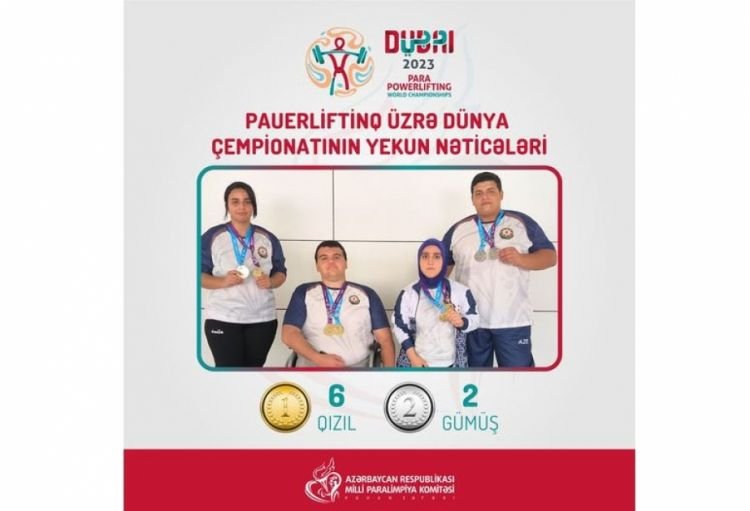Azərbaycan pauerliftinqçiləri dünya çempionatını səkkiz medalla başa vurublar
